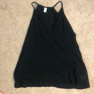 Black, flowy tank top